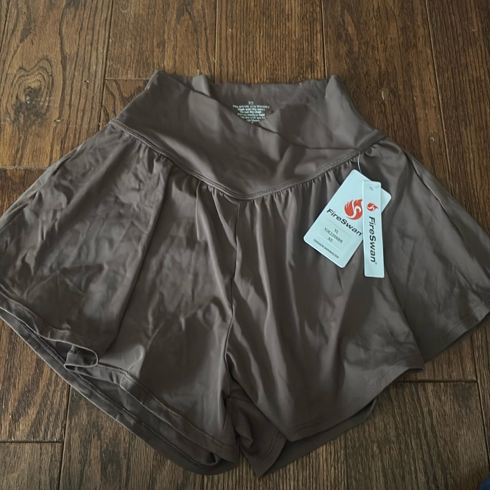 FireSwan Crossover athletic shorts.